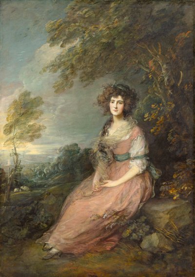 Mrs. Richard Brinsley Sheridan, 1785-87 by Thomas Gainsborough